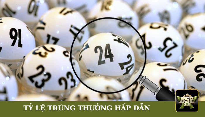 Tỷ lệ trúng thưởng hấp dẫn cho nhiều đối tượng
