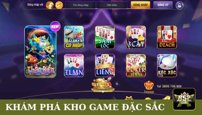 Khám phá kho tàng game đặc sắc